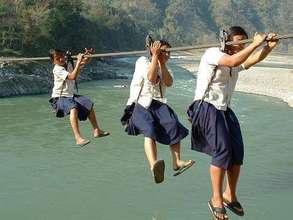 Traditional Dangerous "Tween" Crossing to School