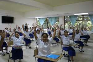 Girls in class, so grateful for your help!