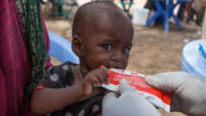 IRC fights child malnutrition with peanut paste