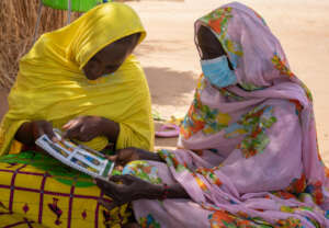 Women discuss ways to protect against malnutrition