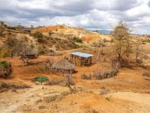 A drought-stricken displaced persons camp in Konso