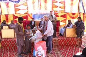 Vulnerable family receives complete set of package