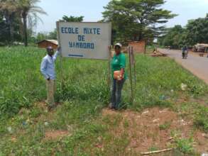 Visit new school of Yamboro village