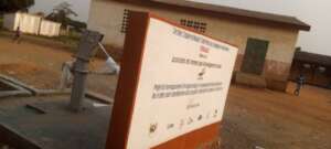 Water Drilling in M'Poko bac primary schooll