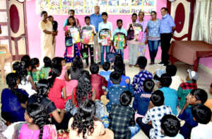 Distribution of school supplies