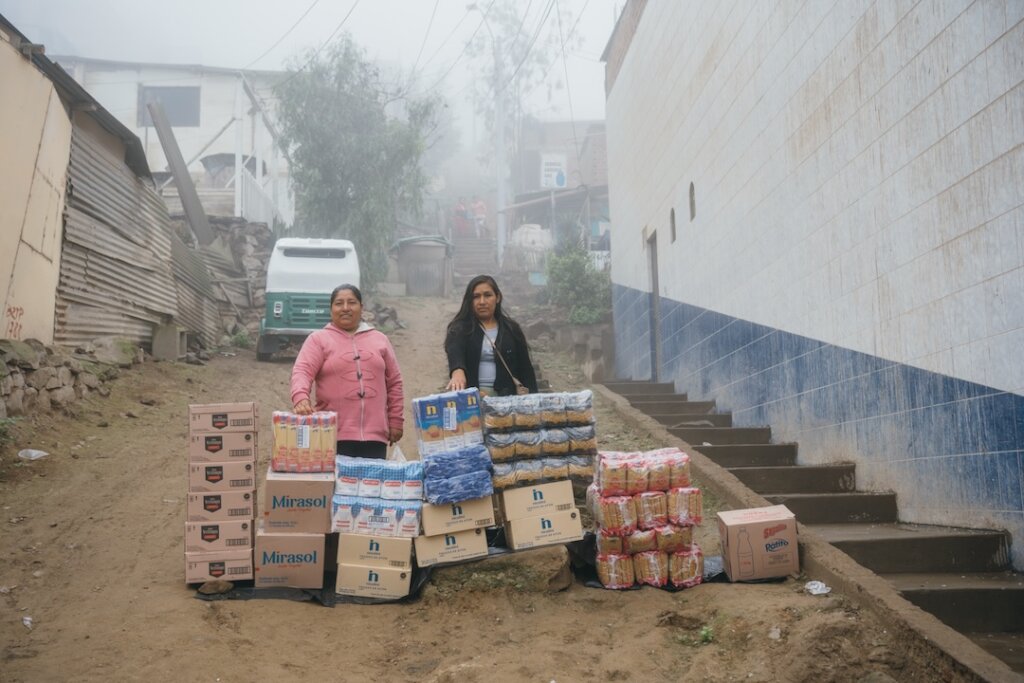 Food program in Peru