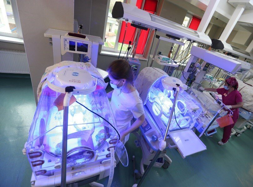 Help to cure newborns from jaundice in Kazakhstan
