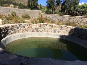 VG project water harvesting system full of water