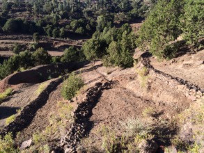 terracing in atebes, tigray, ethiopia