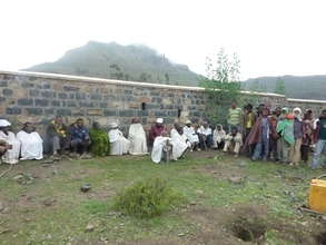 discussion with community leaders