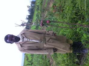 Hailemariam and his garden