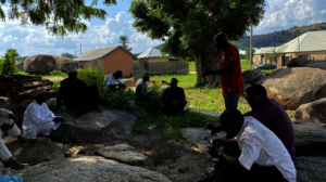 community meeting with LI staff