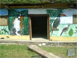 Front of new hostel