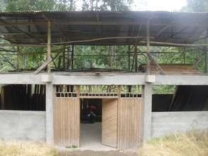 Second floor construction underway
