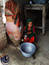 Girl happy with Nadi filter