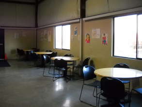 A cheerful place for breaks and lunches