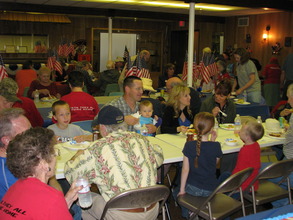 Community celebration welcoming home troops