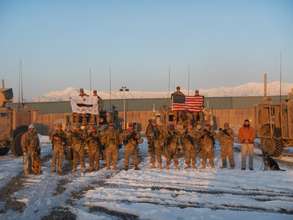 MSG Tadd Jennings and group in Afghanistan