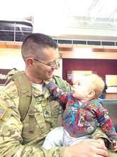 First time Nathan holds son
