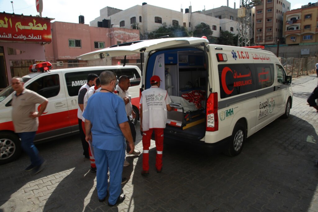 Providing life-saving services to injured in Gaza