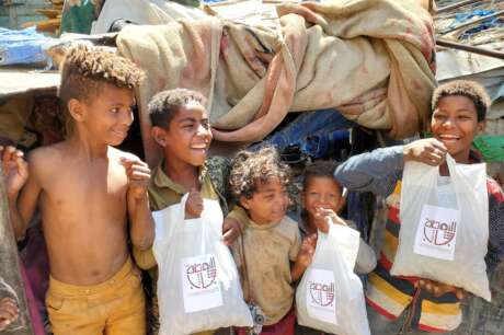 Distribution of food meals to marginalized student