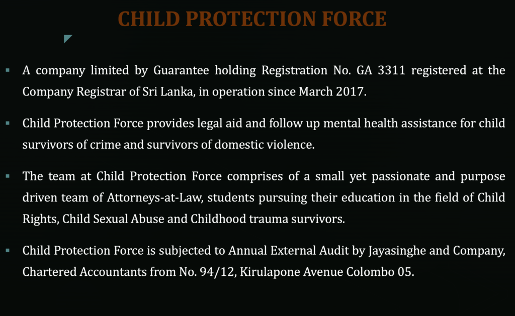 Child Advocacy Centre-for child survivors of crime