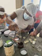 Experimenting with lip balm