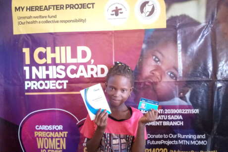 Give a child in Ghana 10years Health insurance.