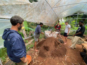 Ongoing learning with Anshul - compost making