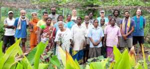 Auroorchard Farm Team with founders Gerard & Biti