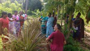 Training in farming practices for women