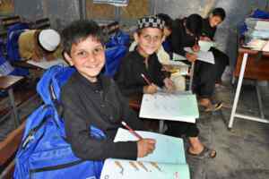 Children enjoy their learning sessions