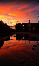 Sunset in Habibi.Works in June