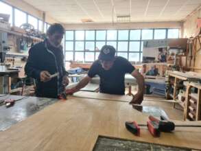 Making a Desk in the Wood Workshop, May 2024