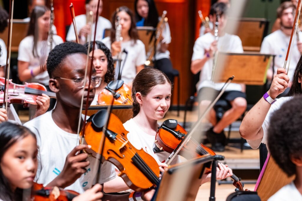 Instruments for over 450 young musicians