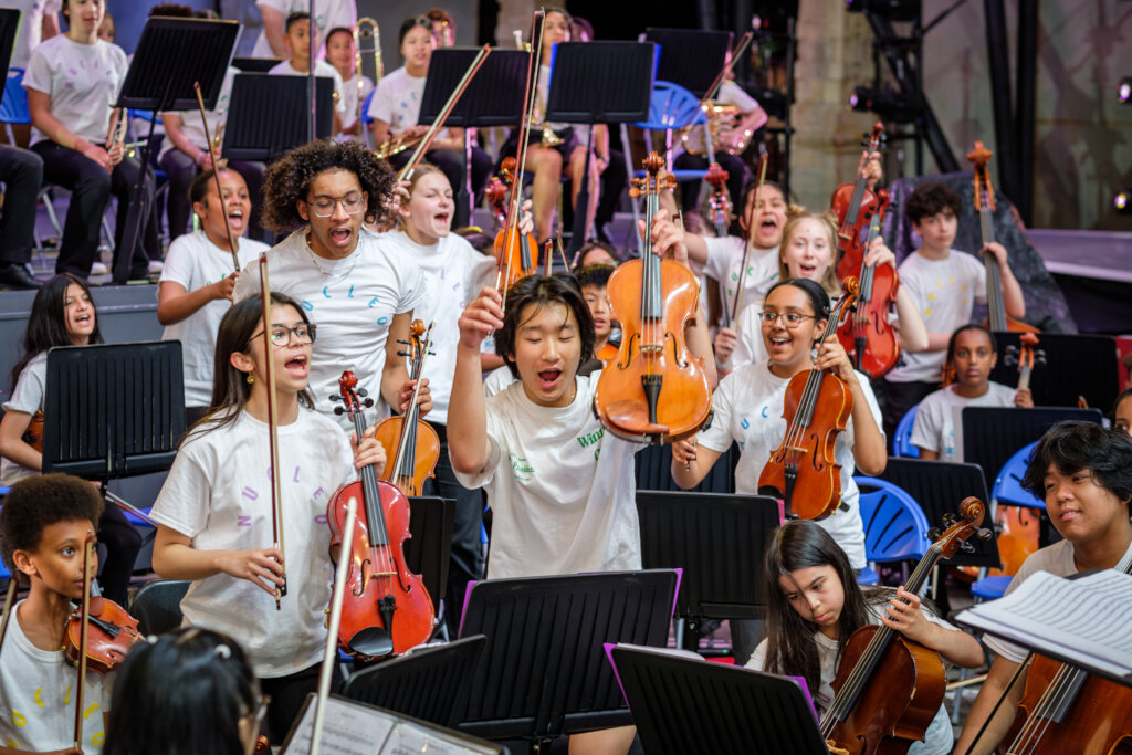 Instruments for over 450 young musicians