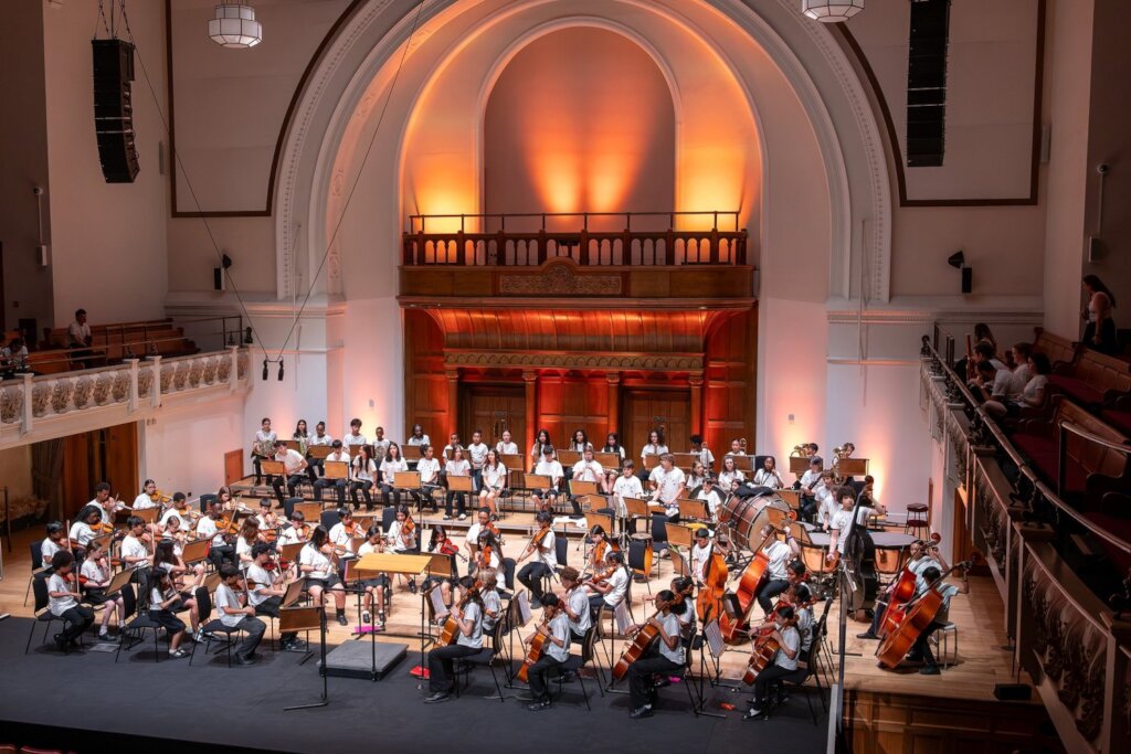 Instruments for over 450 young musicians