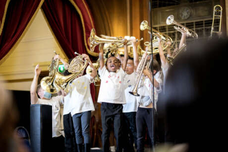 Instruments for over 450 young musicians
