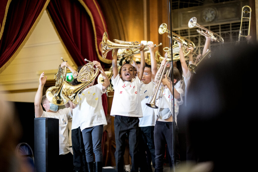 Instruments for over 380 young musicians