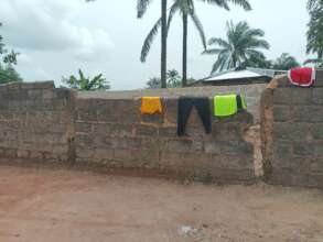 Part of the school fence