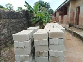 Blocks and the school back building