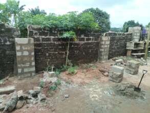 School back fence reconstruction