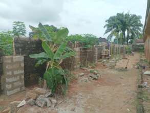 School back fence reconstruction