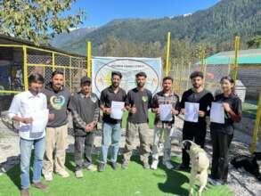 IVSA interns at the end of their 10-day training