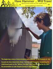 students painting the wall