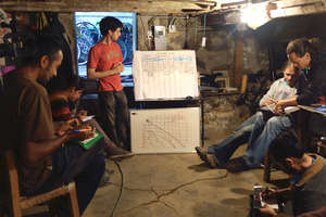 Work session with Enchulame la Bici