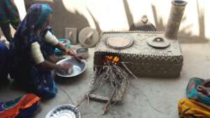 Cooking stove at rural villages