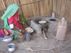 Newly constructed cooking stove