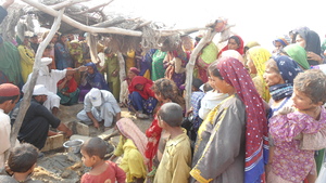 Women & Children along with male learned FES stove