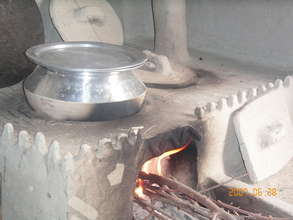 A Model stove in used
